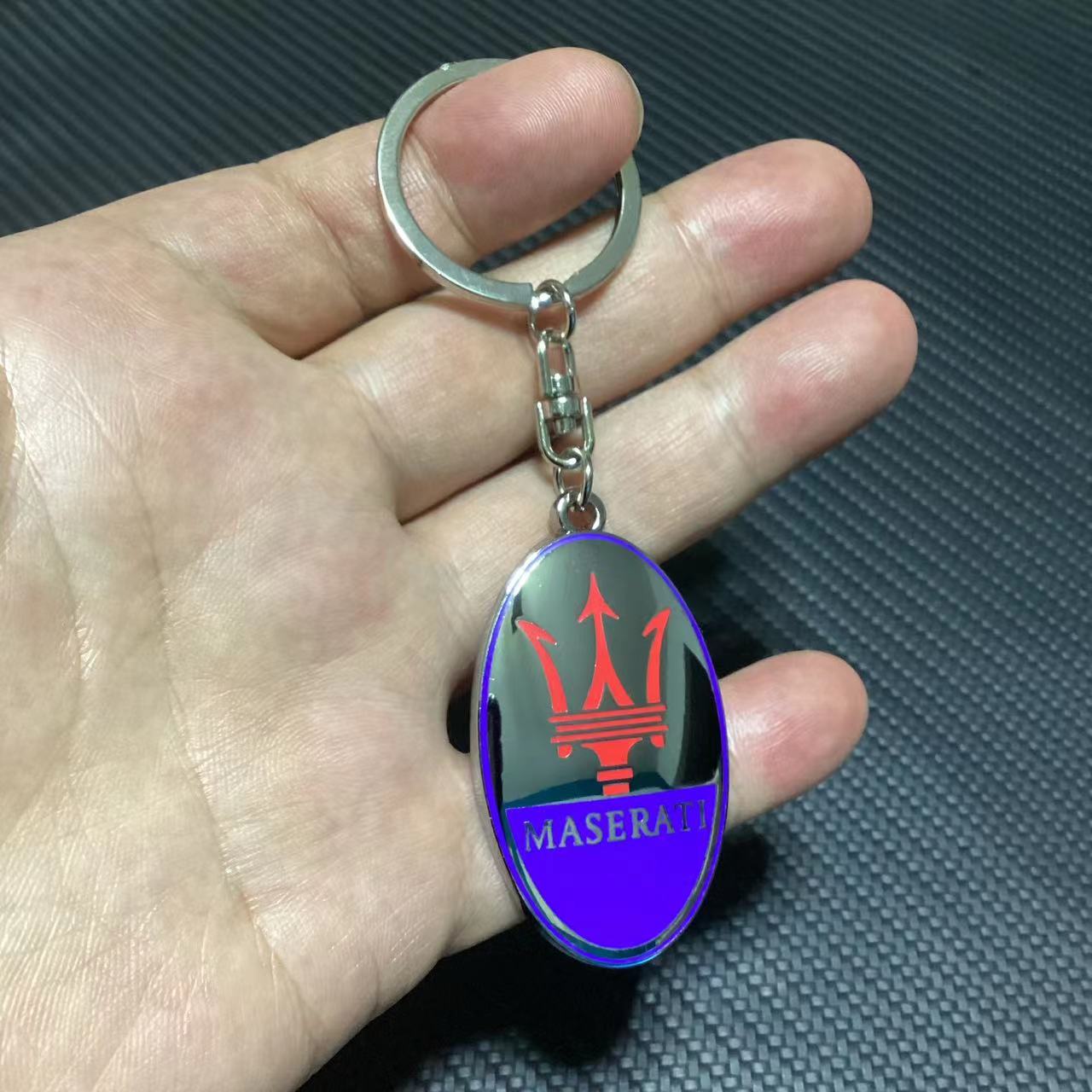 Metal Maserati Car Keychain Keyring Keyfob Netby