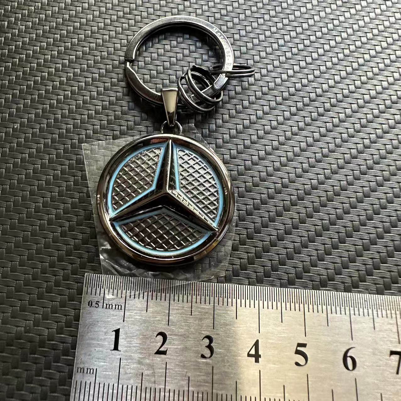 3D Metal Mercedes Benz Car Logo Logo Keyring Keychain Keyfob Netby