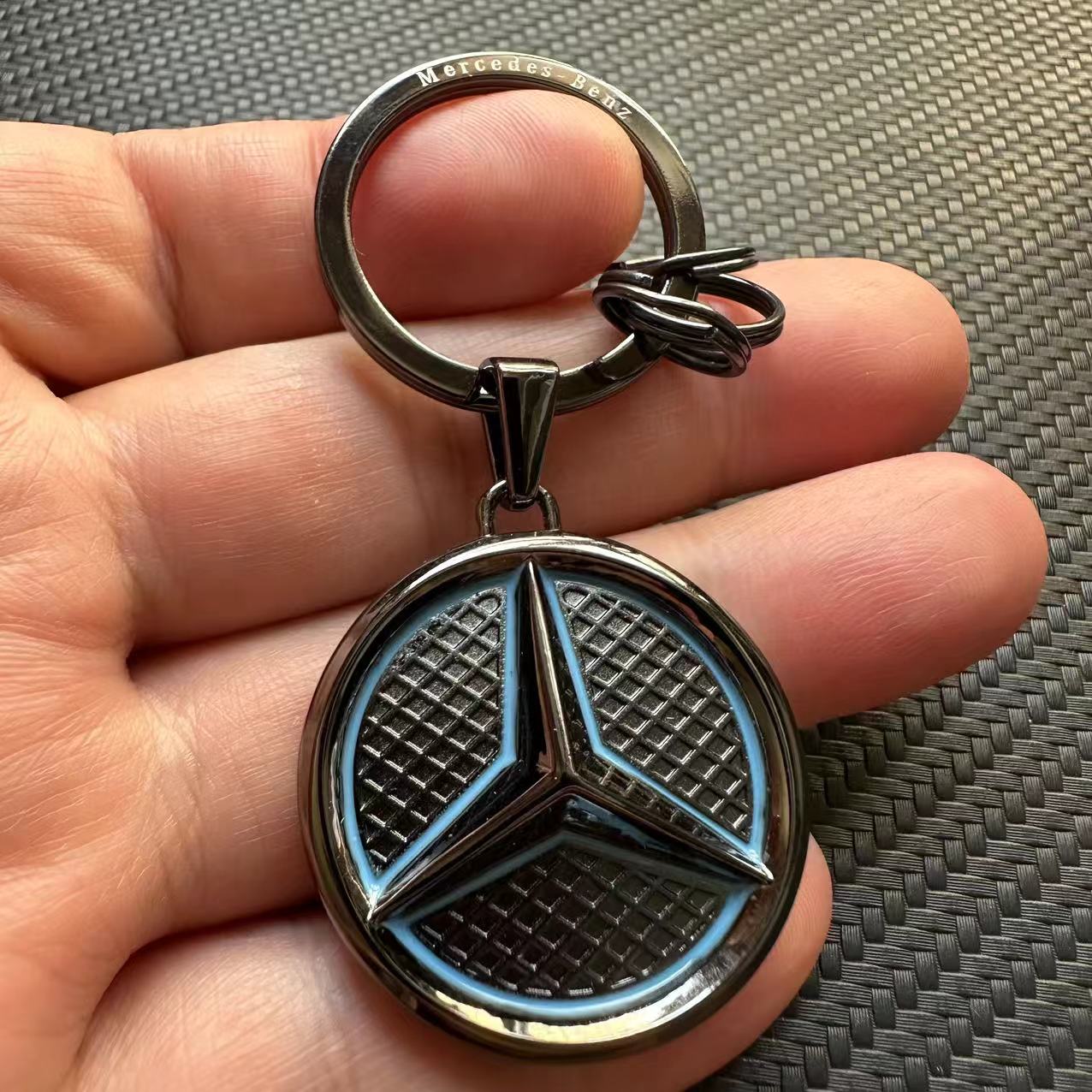 3D Metal Mercedes Benz Car Logo Logo Keyring Keychain Keyfob Netby