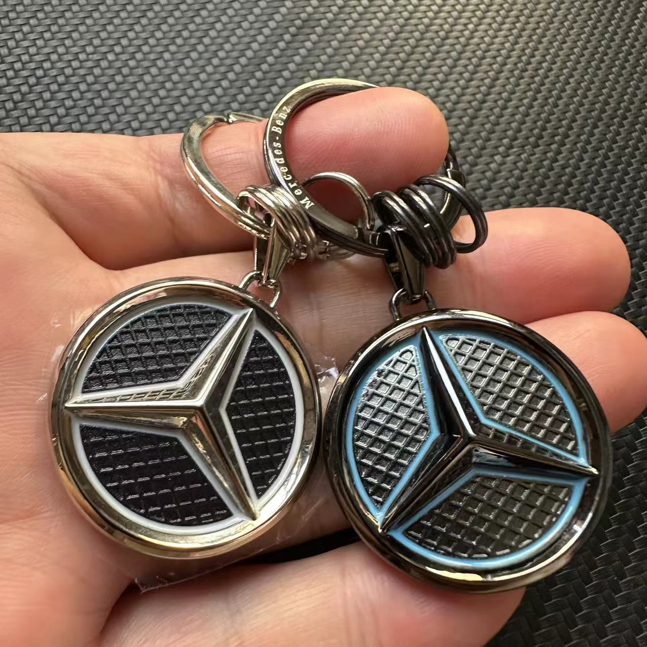 3D Metal Mercedes Benz Car Logo Logo Keyring Keychain Keyfob Netby