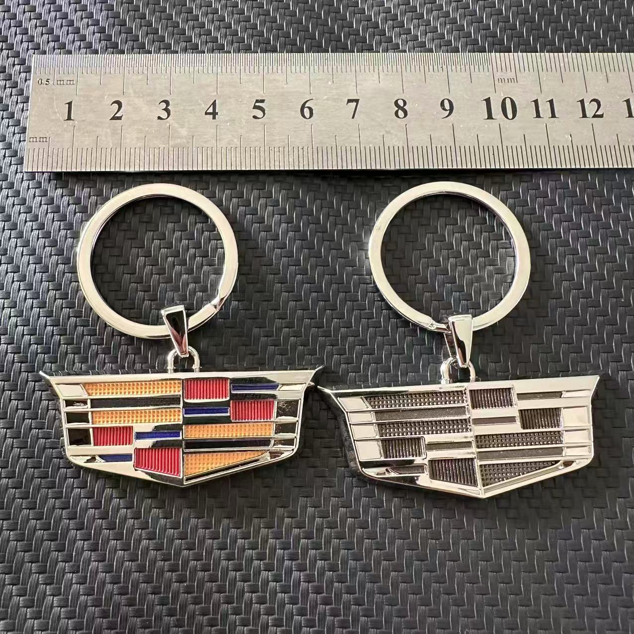 3D Shield Style Car Logo Keychain Keyring for Cadillac Netby