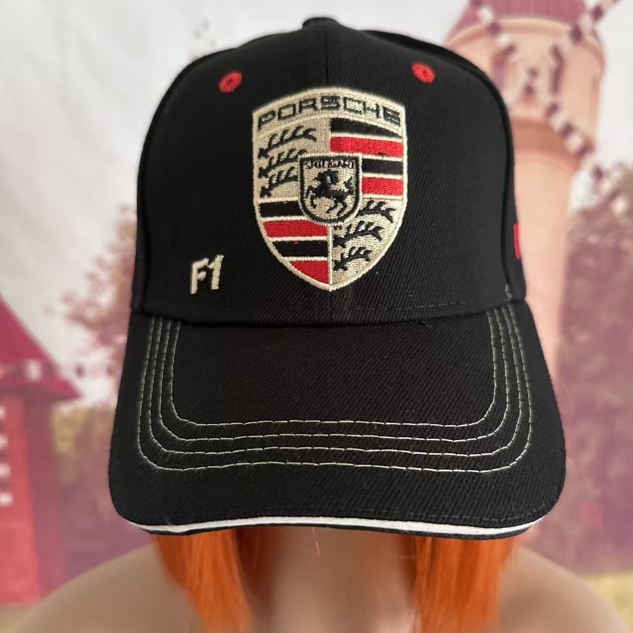 Porsche Car Logo Embroidered Baseball Hat PIRELLI Netby