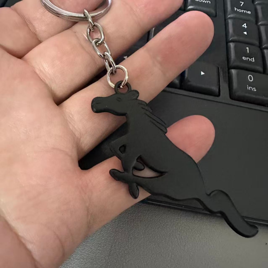 3D Metal Leather Mustang VIPER SHELBY Car Logo Logo Keyring Keychain Netby
