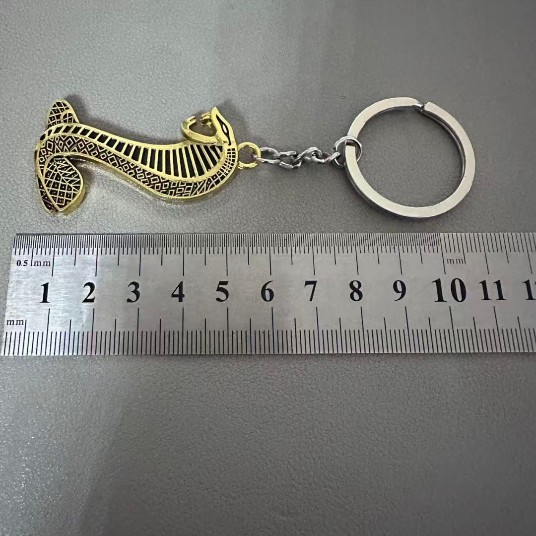 3D Metal Leather Mustang VIPER SHELBY Car Logo Logo Keyring Keychain Netby