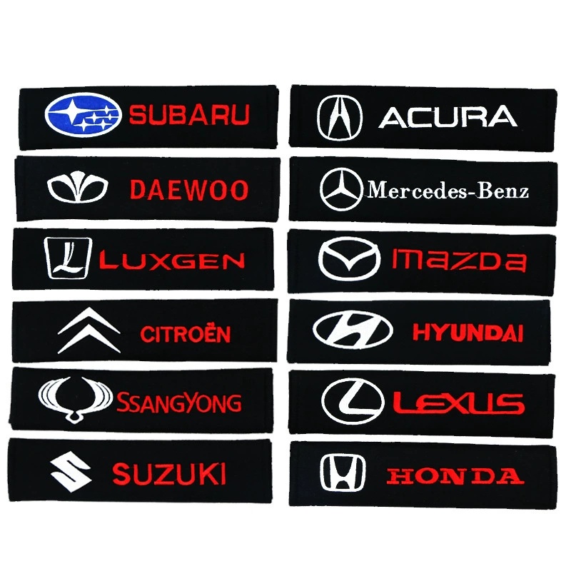 Cotton Style Car Seat Belt Cover Shoulder Pad for Audi Benz BMW Corvette VW SKODA Alfa Romeo Netby