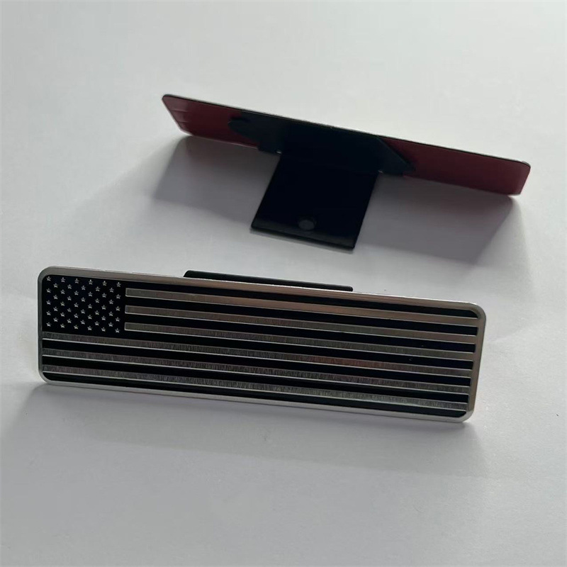 National Flag Car Grille Emblem Badge Netby USA UK SWEDEN CANADA SOUTH KOREA ITALY FRANCE GERMANY