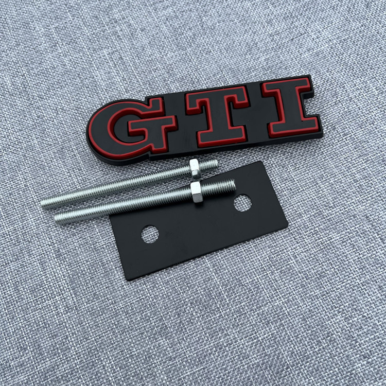 Metal GTI Car Grille Emblemn Badge Netby