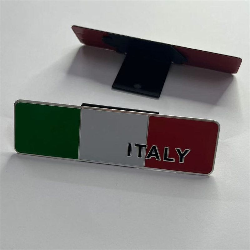 National Flag Car Grille Emblem Badge Netby USA UK SWEDEN CANADA SOUTH KOREA ITALY FRANCE GERMANY