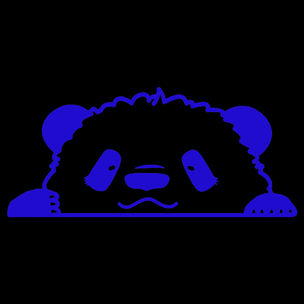 Panda Car Sticker Netby
