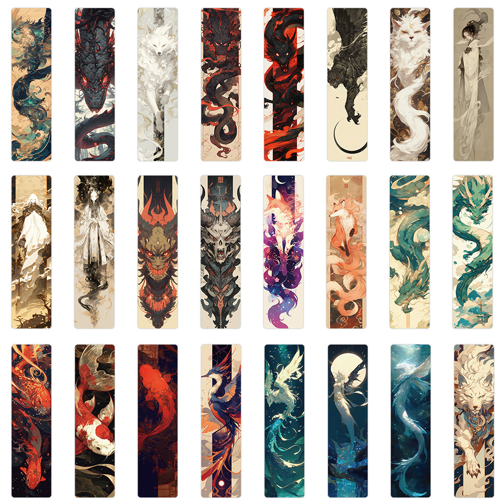 24pcs/pack Cute Creative Paper Bookmarks Netby