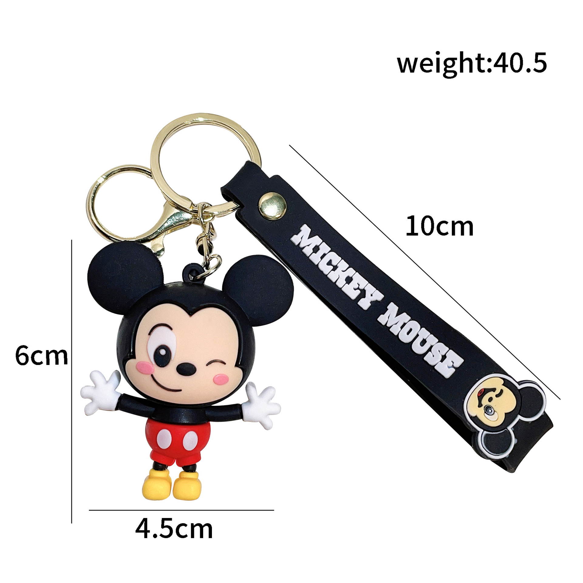 Animation Mickey Mouse Minnie Keychain Keyring Netby