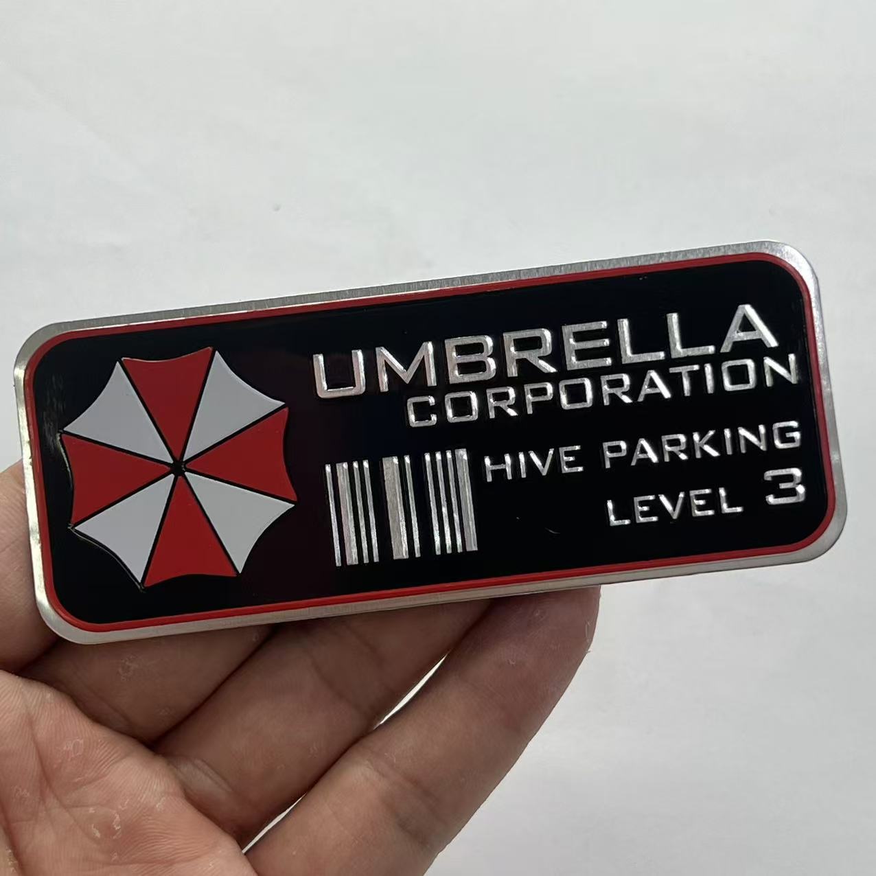 Aluminum Alloy Resident Evil Umbrella Car Sticker Netby