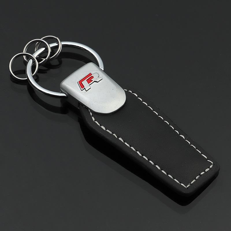Pull Ring Car Logo Keychain Keyring Keyfob for Audi Sline Benz AMG BMW M Volkswagen VW R RLINE Netby