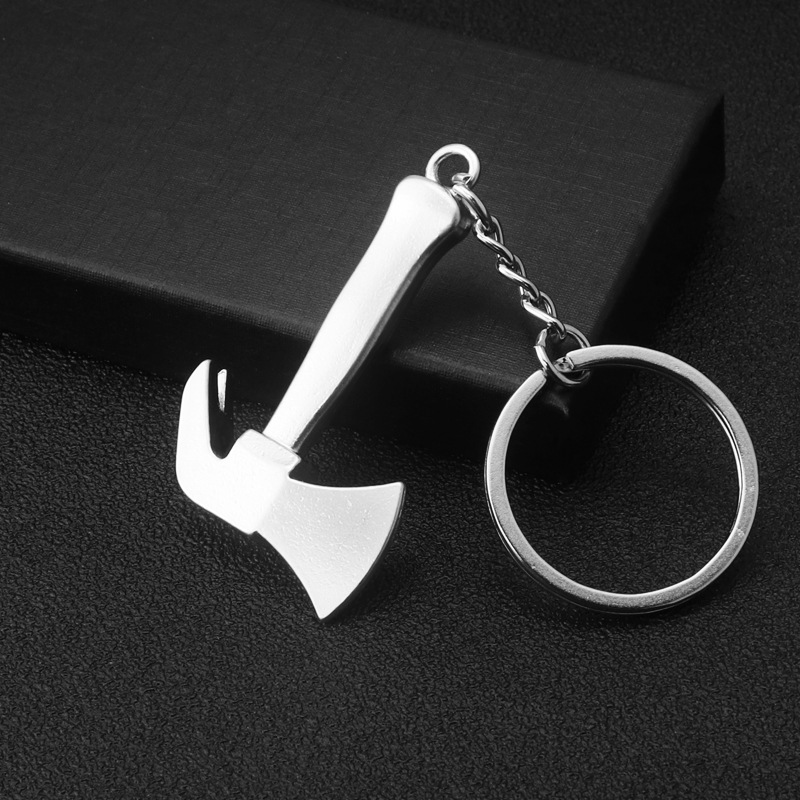 Adjustable Wrench Metal Keychain Ruler Vise Serrated Car Key Ring Pendant Tool Key Netby