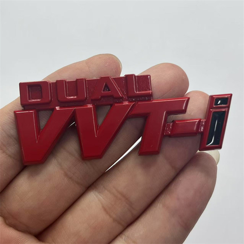 Metal DUAL VVT-i VVTI Car Emblem Badge for TOYOTA Netby
