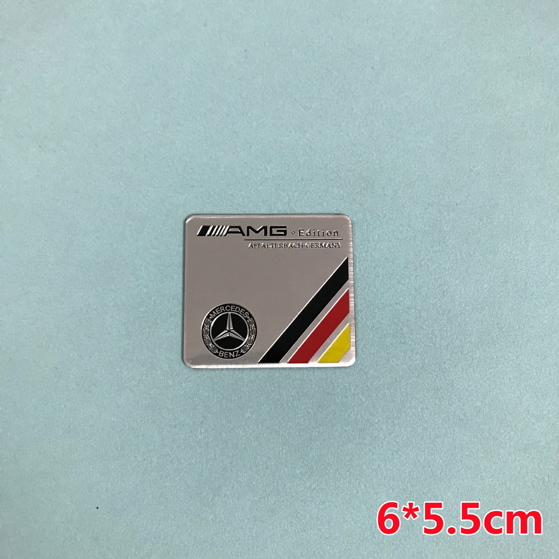 Aluminum Alloy Car Sticker for Mercedes Benz AMG BRABUS Lorinser Carlsson Netby