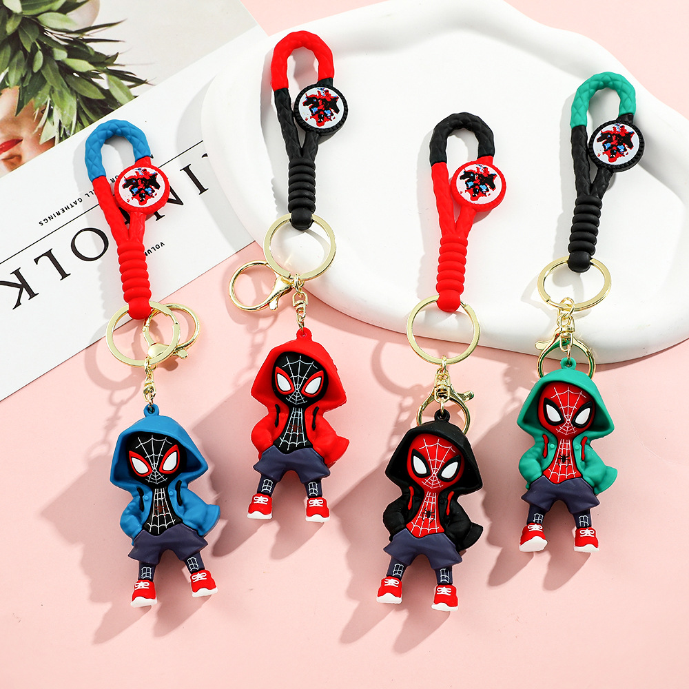 Hoodie Movie Avengers Spiderman Keychain Keyring Netby
