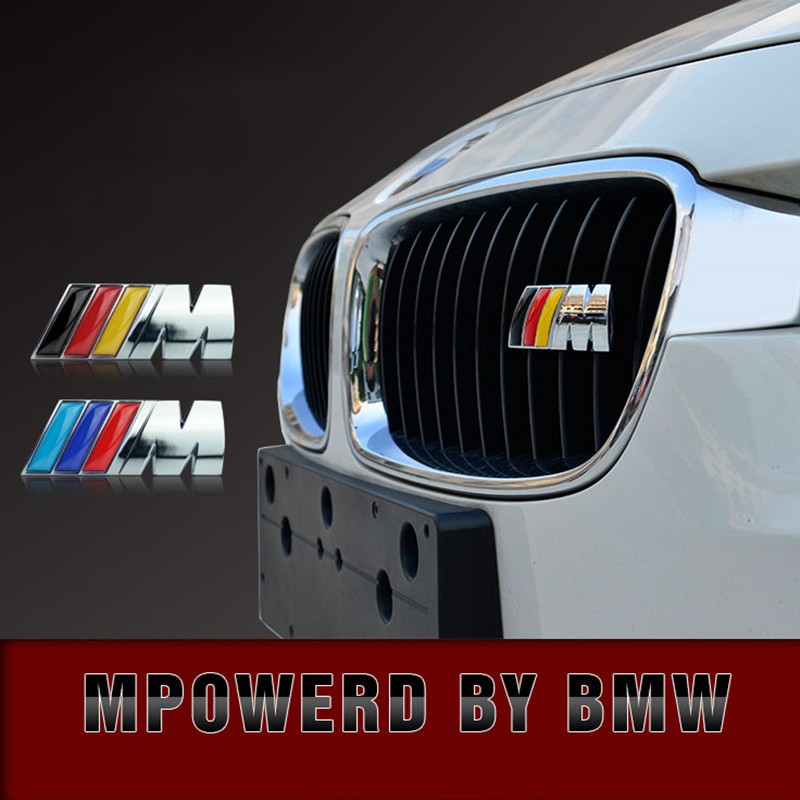 Metal BMW MPOWER Car Grille Emblem Badge for M3 M5 M6 Netby