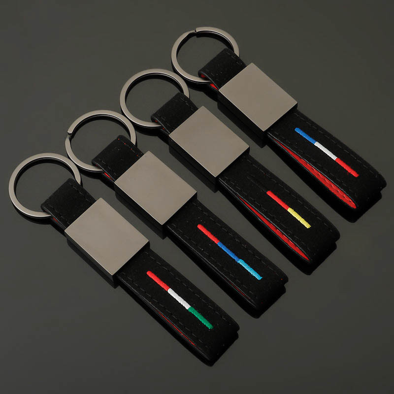 National Flag Car Logo Keychain Keyring Keyfob for Italy Germany France BMW Netby