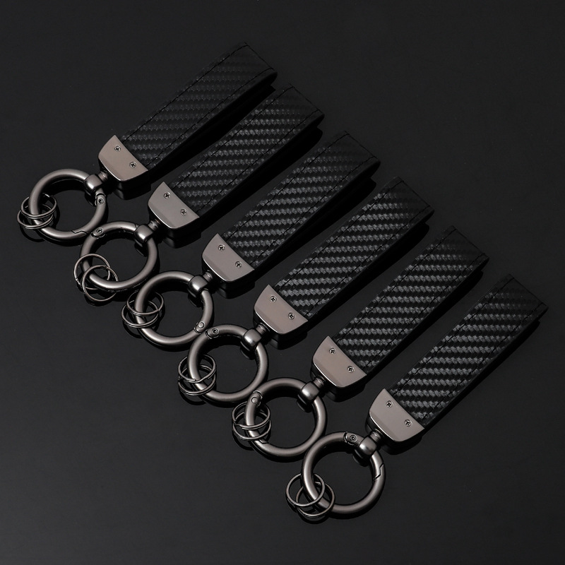 Leather Car Logo Keychain Keyring Keyfob for Audi Sline Benz AMG BMW M Netby