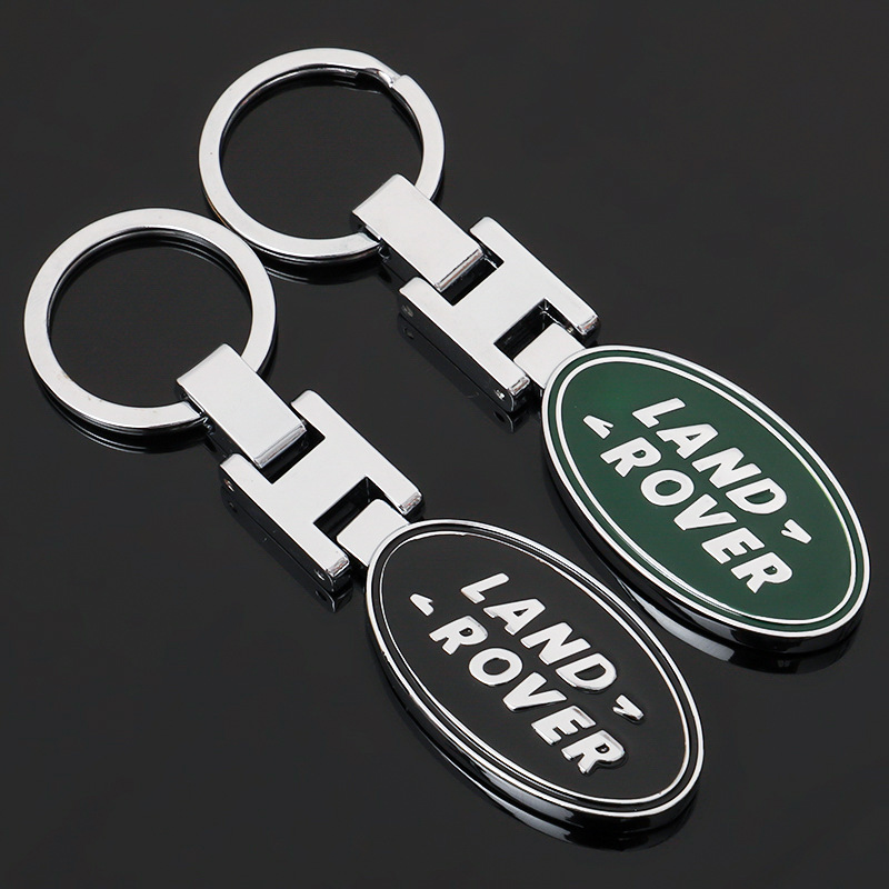 Metal Car Logo Keychain Keyring Keyfob for Landrover Netby