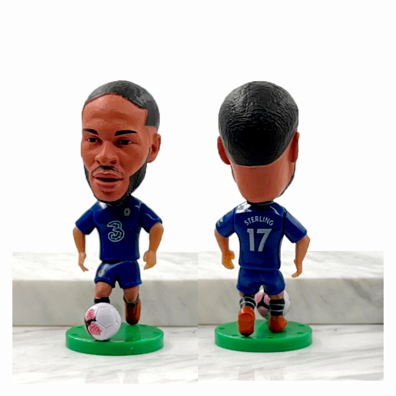 Messi Cristiano Ronaldo Football Star figurines De Bruyne Van Dijk Sterling Mora Neymar Ornament Netby