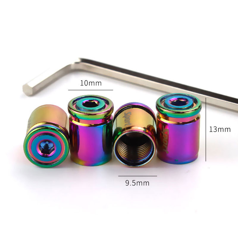 Metal Sports Style Car Tire Valve Cap Netby