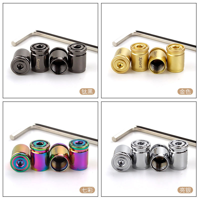 Metal Sports Style Car Tire Valve Cap Netby
