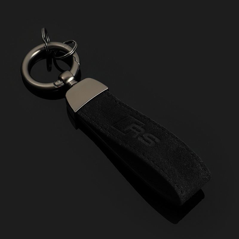Leather Car Logo Keychain Keyring Keyfob for Audi Sline RS Benz AMG BMW M Volkswagen VW GTI R RLINE Ford ST LINE Netby