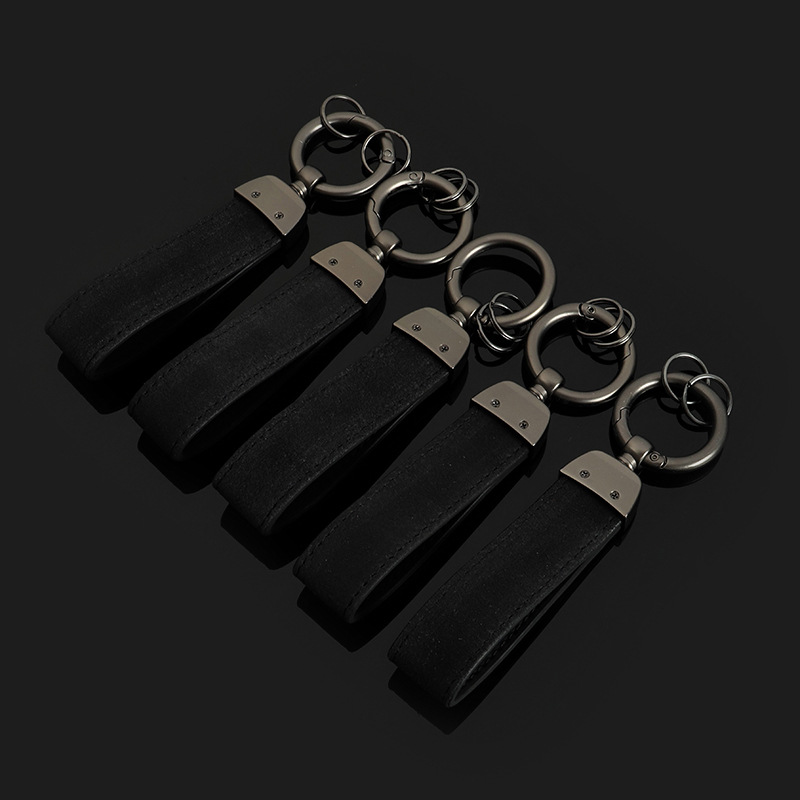Leather Car Logo Keychain Keyring Keyfob for Audi Sline RS Benz AMG BMW M Volkswagen VW GTI R RLINE Ford ST LINE Netby