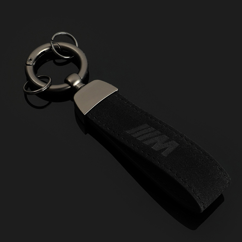 Leather Car Logo Keychain Keyring Keyfob for Audi Sline RS Benz AMG BMW M Volkswagen VW GTI R RLINE Ford ST LINE Netby