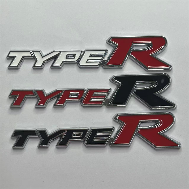 Metal TypeR Car Emblem Badge for Honda CIVIC Netby