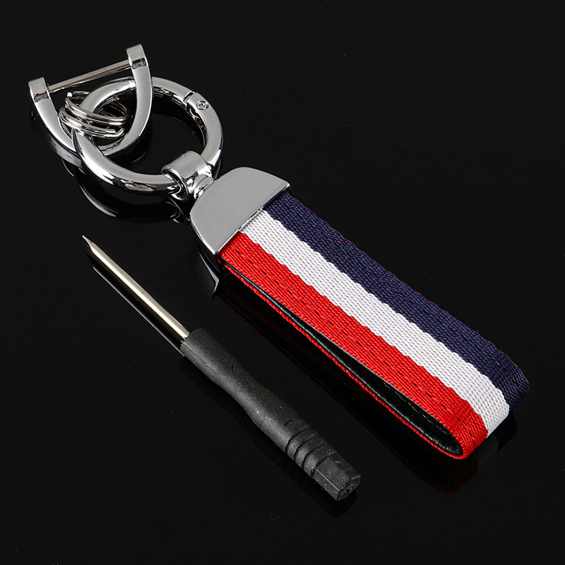 Leather National Flag ITALY GERMANY BMW Car Keychain Keyring Keyfob for Netby