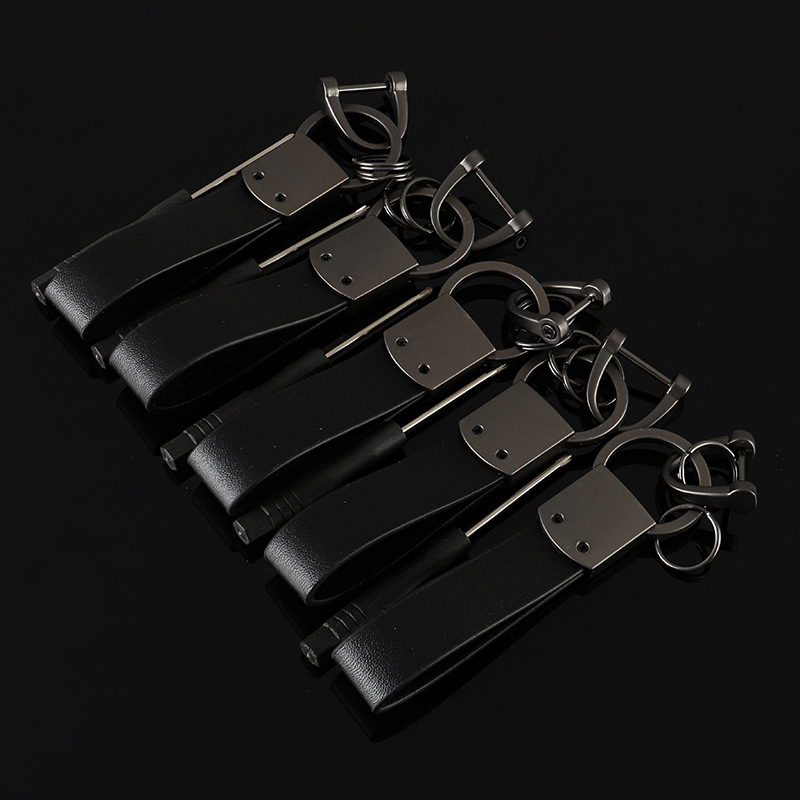 Leather Car Logo Keychain Keyring Keyfob for Audi Sline Benz AMG BMW M Netby