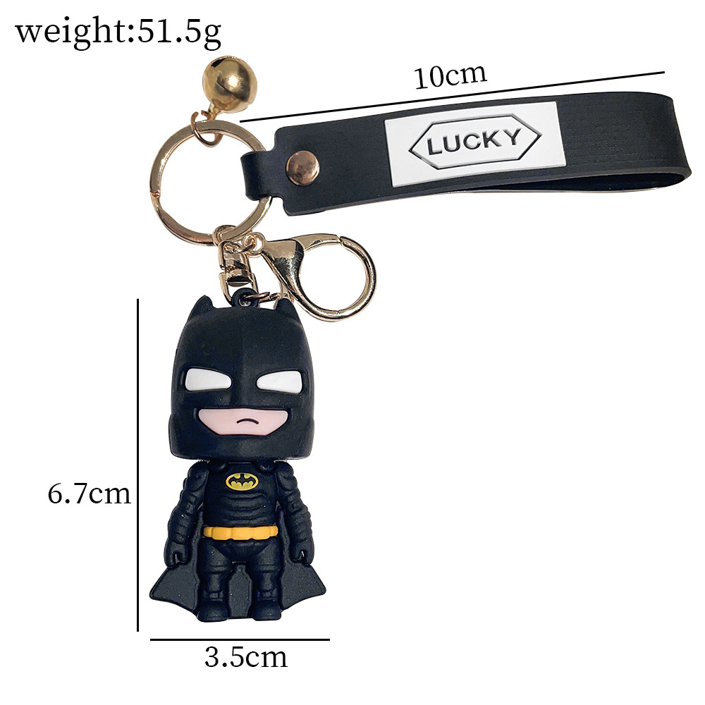 Movie Keychain Superman Batman Wonder Woman Flash Man Keychain Keyring Netby