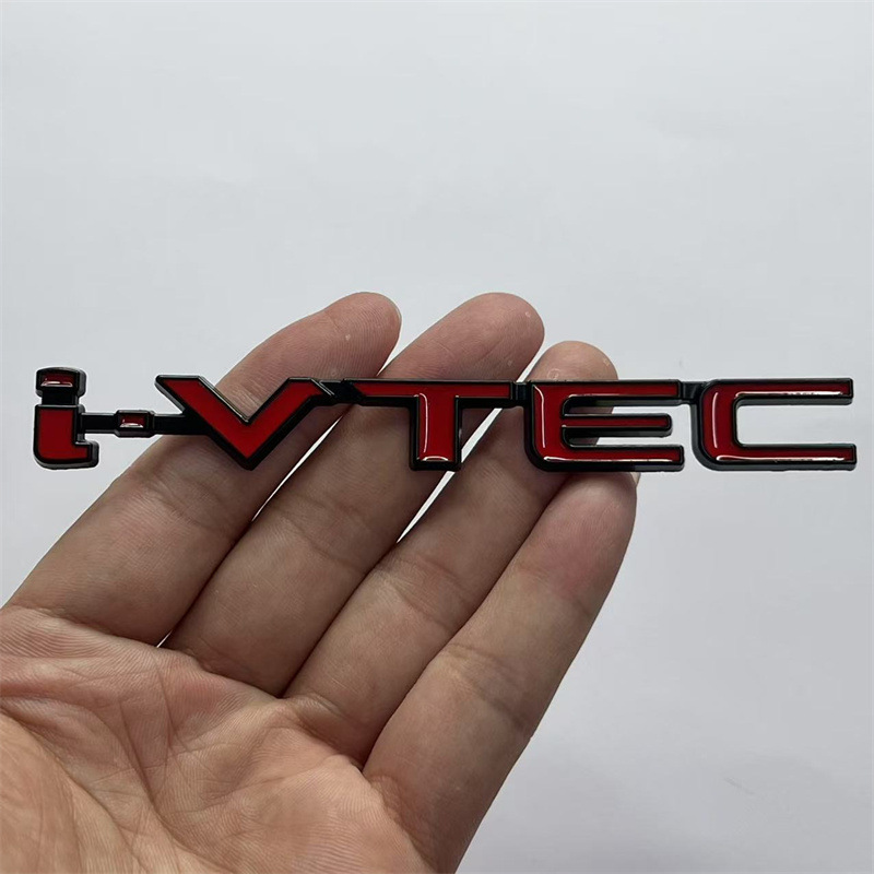 Metal Honda I-VTEC Car Emblem Badge for Civic Accord Odyssey Sprite Netby