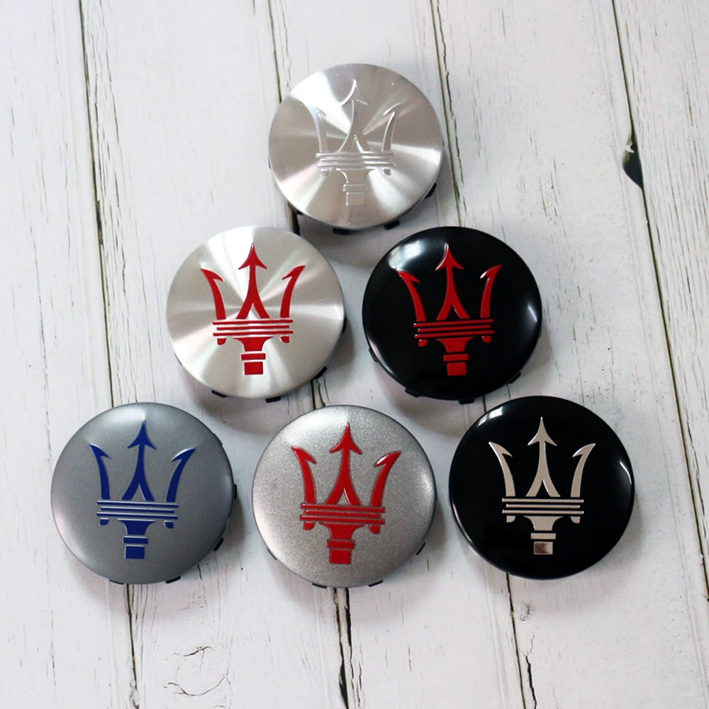 60mm Car Wheel Center Cap Emblem Badge for Maserati Ghibli President GTS Netby