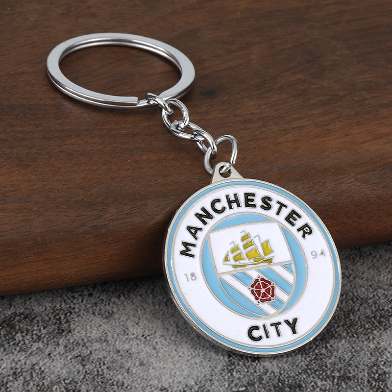 Barcelona Real Madrid Liverpool Arsenal Chelse Manchester City Soccer Football Keychain Keyring Sports Game Netby