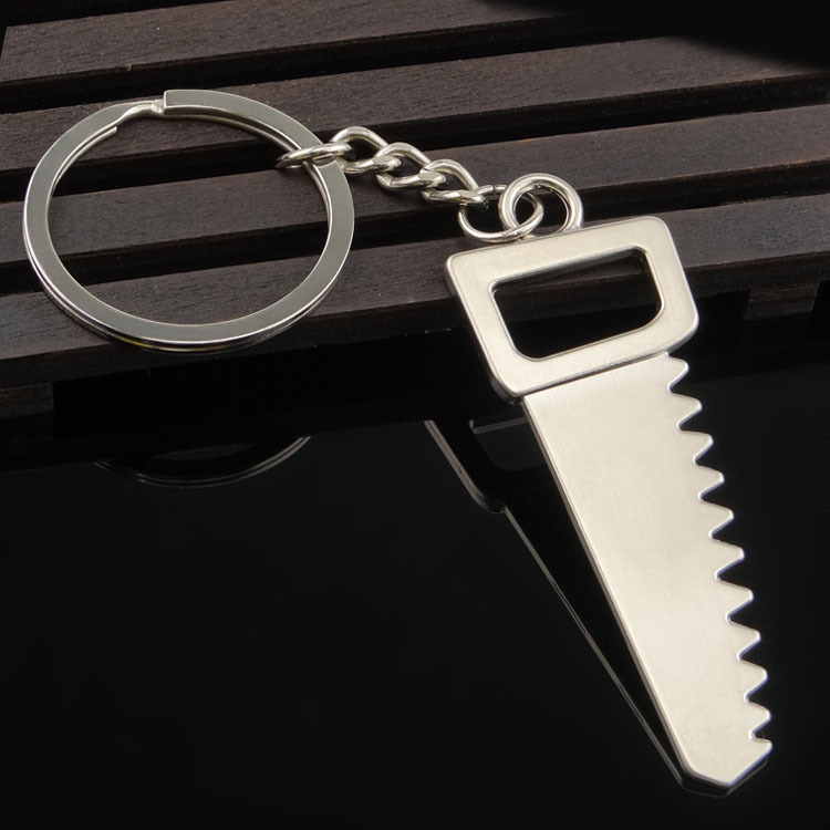 Adjustable Wrench Metal Keychain Ruler Vise Serrated Car Key Ring Pendant Tool Key Netby