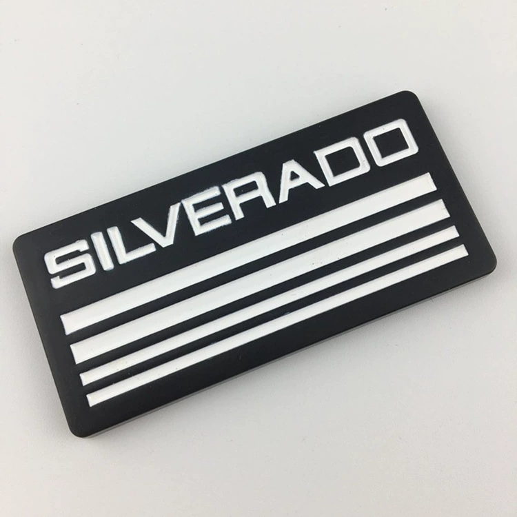 7.3*3.5cm Zinc Alloy CHEVROLET Silverado Car Emblem Badge Netby