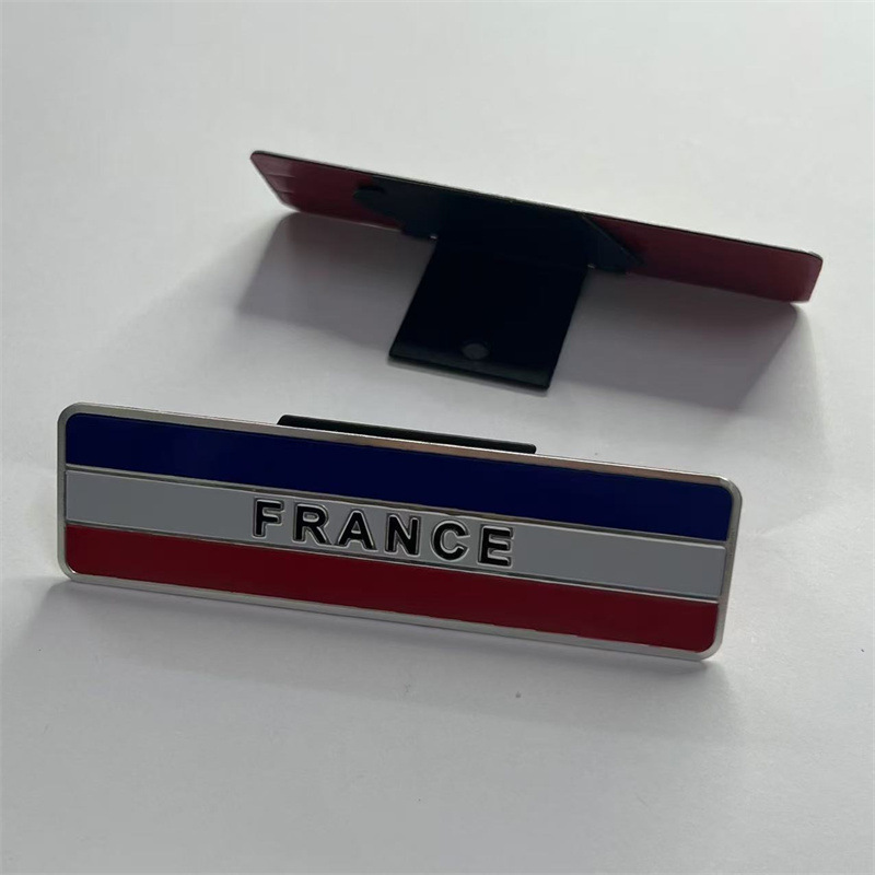 National Flag Car Grille Emblem Badge Netby USA UK SWEDEN CANADA SOUTH KOREA ITALY FRANCE GERMANY