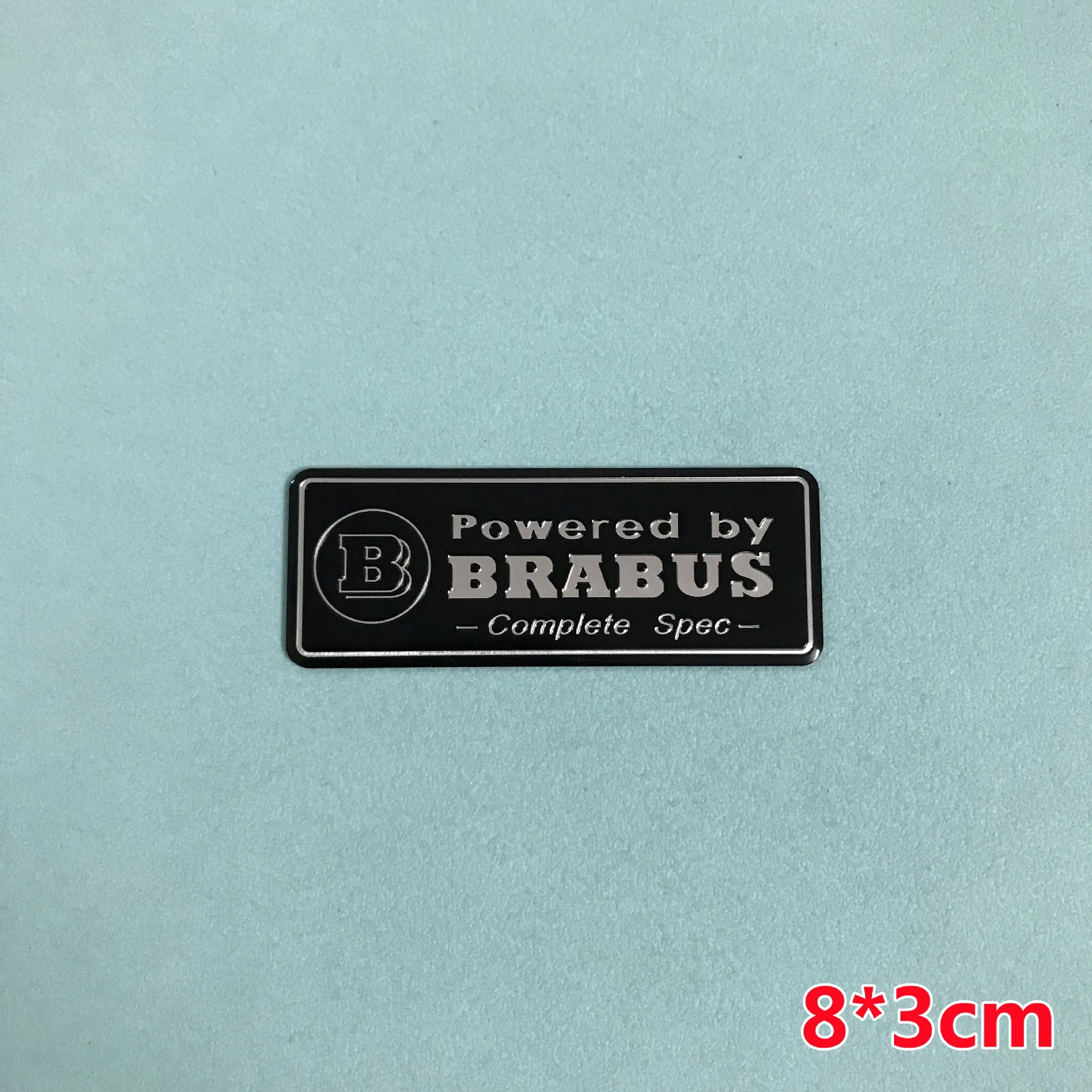 Aluminum Alloy Car Sticker for Mercedes Benz AMG BRABUS Lorinser Carlsson Netby