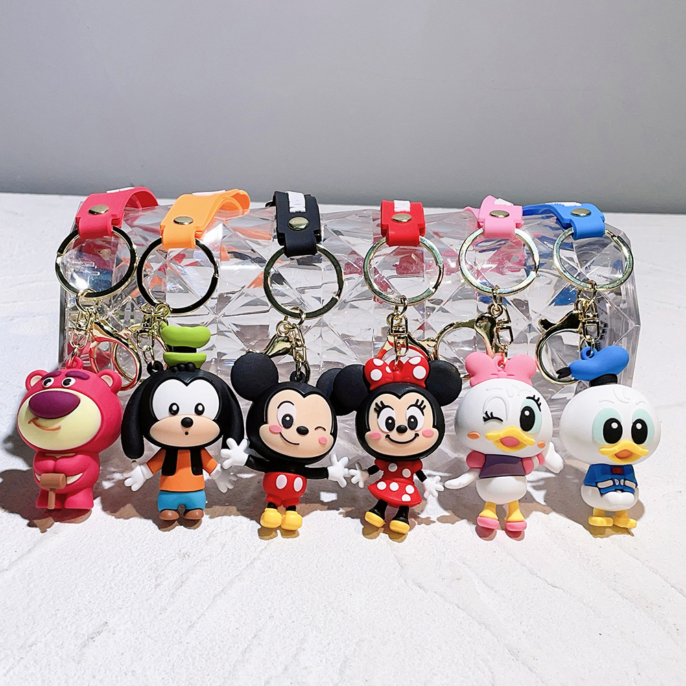 Animation Mickey Mouse Minnie Keychain Keyring Netby