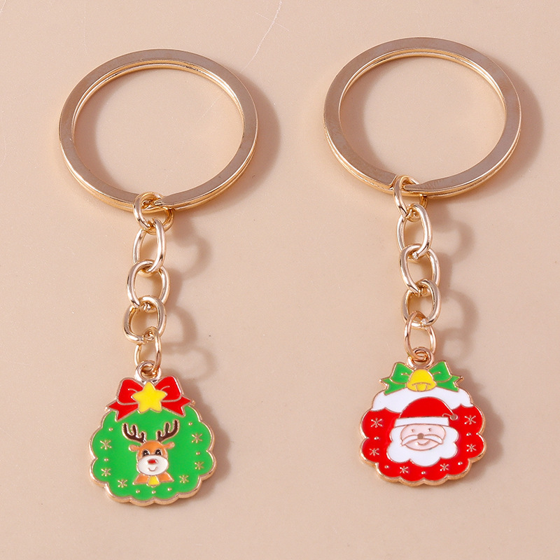 Deer Festival Christmas Keychain Keyring Netby