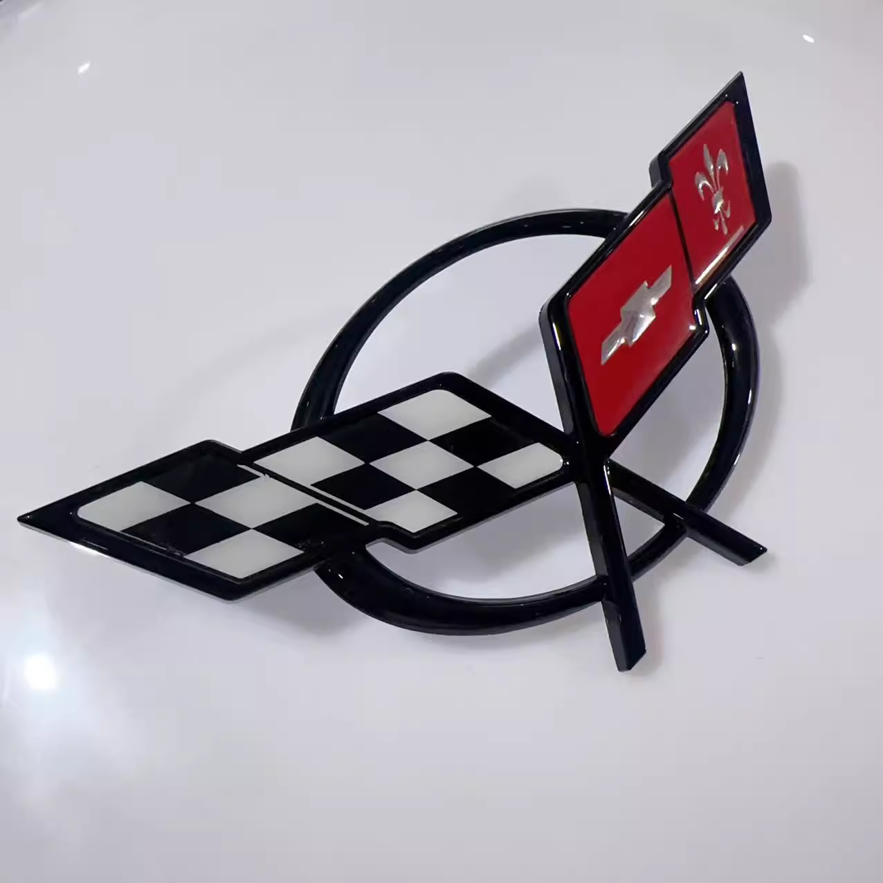 ABS Plastic Car Emblem Badge for Corvette Netby
