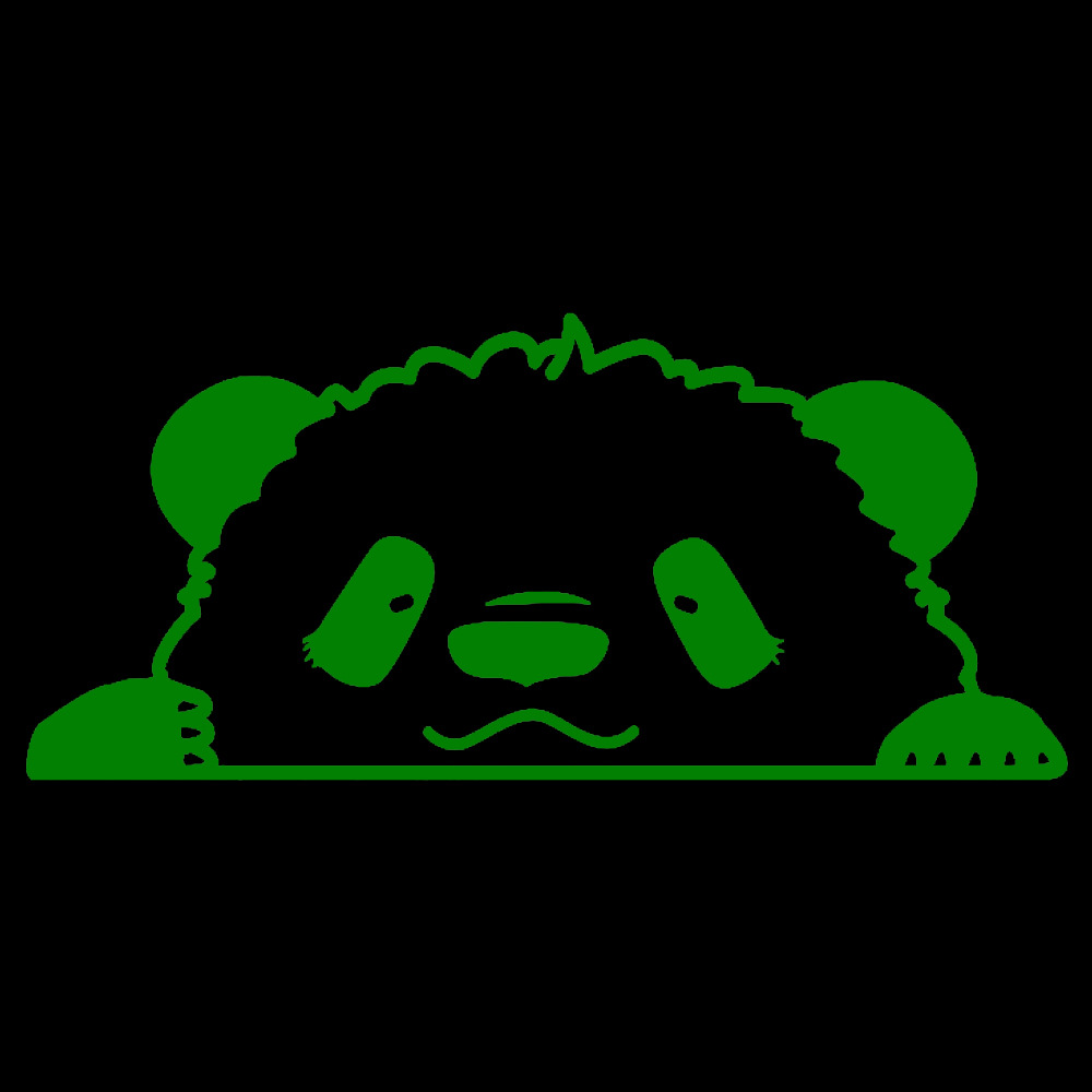Panda Car Sticker Netby