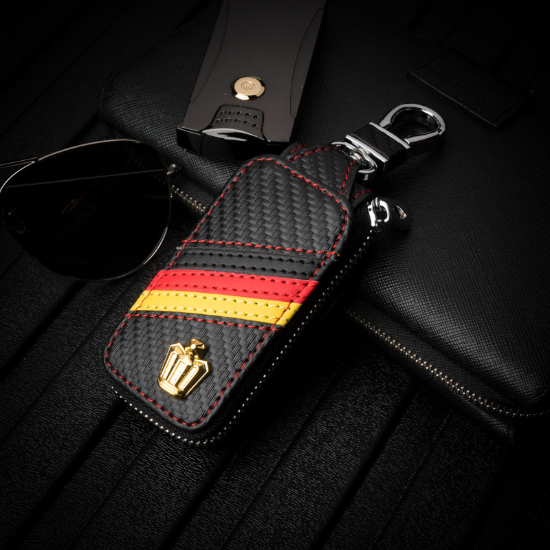 Carbon Fiber Car Remote Key Wallet for KIA AUDI BENZ BMW BUICK PORSCHE VW VOLVO JAGUAR CHEVROLET FORD Netby