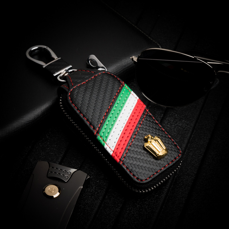 Carbon Fiber Car Remote Key Wallet for KIA AUDI BENZ BMW BUICK PORSCHE VW VOLVO JAGUAR CHEVROLET FORD Netby