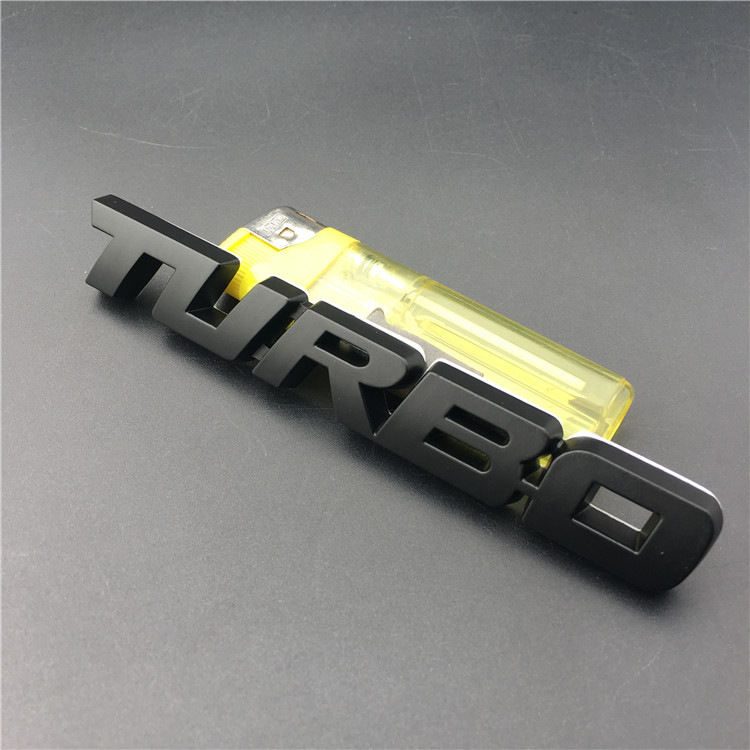 Metal TURBO Car Sticker Netby