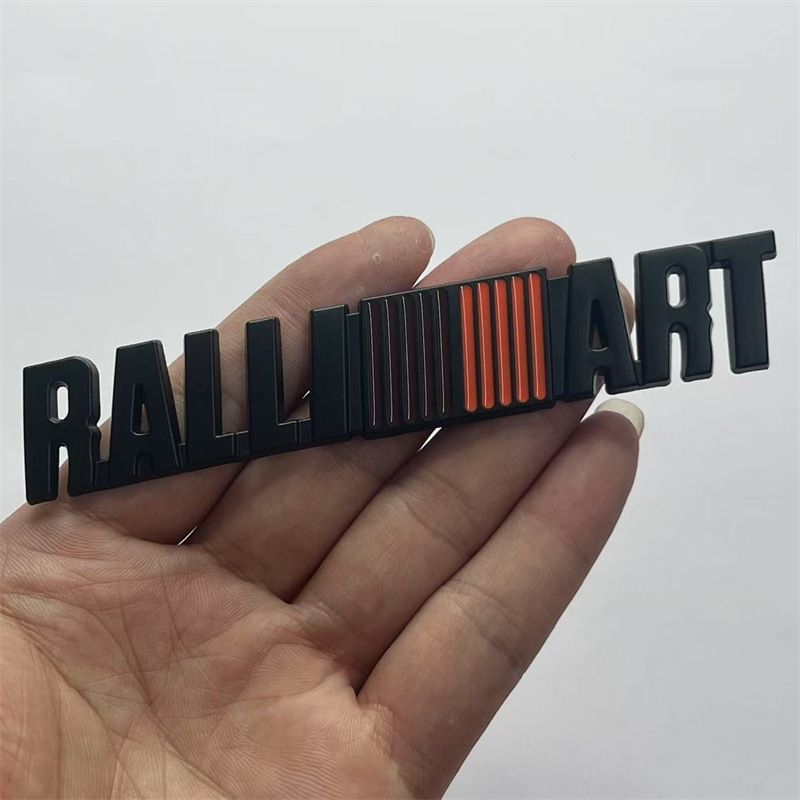 Metal Mitsubishi RALLIART Car Emblem Badge Netby